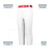 Augusta Sportswear Youth Pull-Up Baseball Pant with Loops, White, M view 4