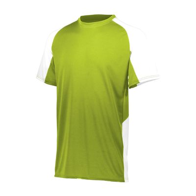 Augusta Sportswear Youth Cutter Jersey, Lime/White, M