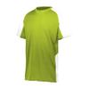 Augusta Sportswear Youth Cutter Jersey, Lime/White, M view 1