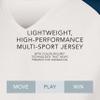 Girls Cutter Jersey White/Navy M view 4
