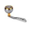 Fishing Reel Handle, Metal Power Knob Grip Replacement, Baitcasting Handle Durable Assembly for Anglers, Bass Fishing, Tournaments, Freshwater and Saltwater Use view 2