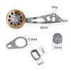 Fishing Reel Handle, Metal Power Knob Grip Replacement, Baitcasting Handle Durable Assembly for Anglers, Bass Fishing, Tournaments, Freshwater and Saltwater Use view 4
