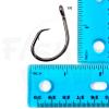 Qty 100 Fishing 4X Strong Offset Circle Hooks Hi-Carbon Steel Black Nickel Hook - Size 7/0 view 2