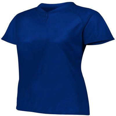 Augusta Sportswear Womens Attain Two-Button Jersey 3XL Navy