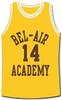 Fresh Smith #14 Bel Air Academy Yellow Basketball Jersey Stitch Sewn XS-2XL (38) view 1