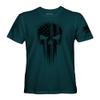 Fantastic Tees USA American Skull Patriotic Shirts for Men T-Shirt (Midnight, S) view 1
