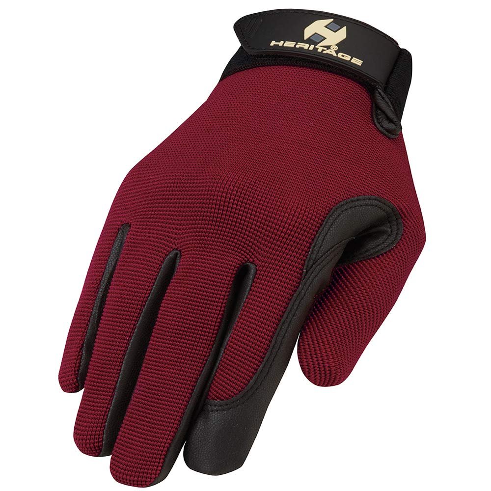 Heritage Performance Gloves Dark RED 6