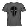 Fantastic Tees USA American Skull Patriotic Shirts for Men T-Shirt (Charcoal, L) view 1