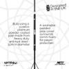 NET1 Black Pole Pad Netball System, Red view 4