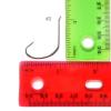 100pcs Size #2 Fishing 2X Strong Kahle Hook Nickel Wide Gap Turned-up Ball Eye Single Style Made of Hi-Carbon Steel view 1