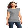 District Juniors Ring Spun 100% Cotton T Md. Gry Fr view 2