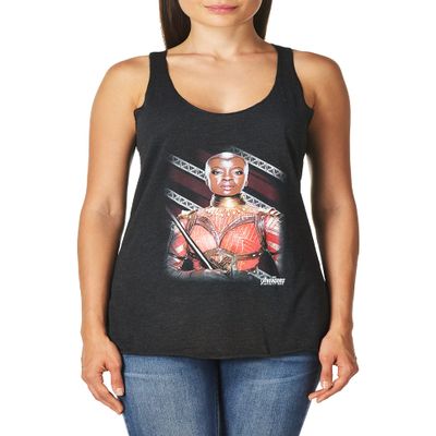 Marvel Women's Avengers Infinity War Wakandas Finest Tank Top, Black, 2X-Large