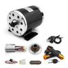 500W Scooter Brush Conversion Kit with Headlight DIY Child Scooter Mini Motorcycle Engine Kit Use 25H (48V Twist kit) view 1
