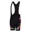 Uriah Women's Cycling Bib Shorts Black 3D Coolmax Gel Padded Colorful Brush Size M(CN) view 1