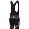 Uriah Women's Cycling Bib Shorts Black 3D Coolmax Gel Padded Colorful Brush Size M(CN) view 2