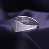 AFFY Wedding Bands 10K Solid White Gold Six Row Natural Diamond (H-I Color, I1-I2 Clarity, 0.40 Cttw) Ring For Men Ring Size-11 view 3