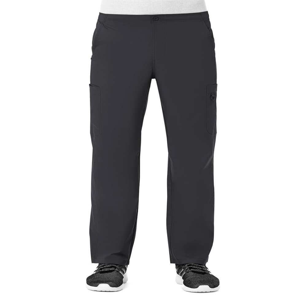 Maevn 8308 Men's Half Elastic 8-Pocket Cargo Pant Charcoal XL Short
