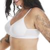 Hanes Women's X-Temp Foam Wirefree Bra, White, 3X view 2