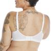 Hanes Women's X-Temp Foam Wirefree Bra, White, 3X view 3