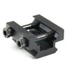 TACFUN 2PCS Flat TOP Half 1/2 INCH MINI Riser Block Mount 3 Slot Picatinny Rail view 2