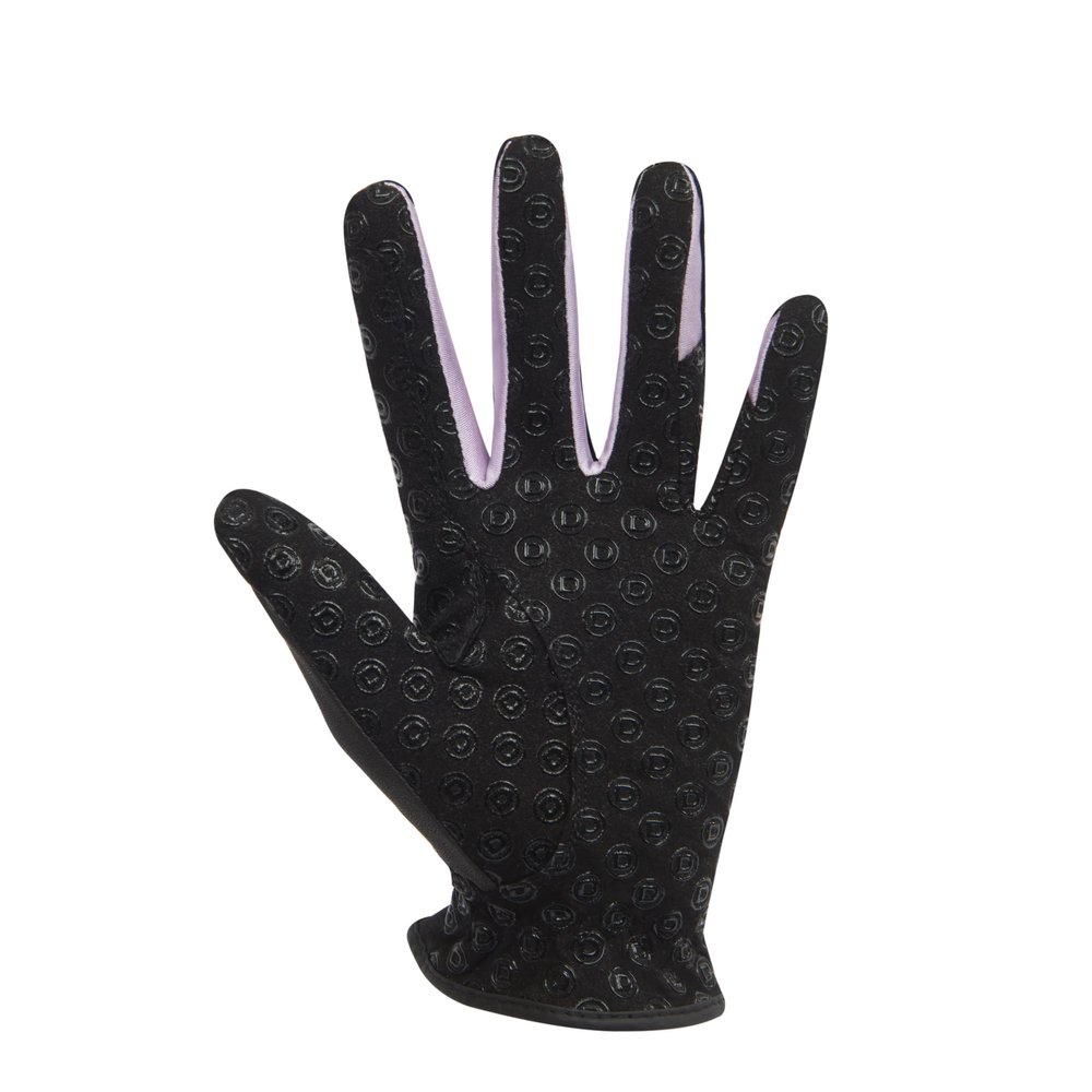 Dublin Cool-It Gel Riding Glove, Black/Pink, Extra Large/9