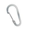 West Coast Paracord 2 inch Lightweight Durable Wire Gate Aluminum Carabiner  Keychain, Recreational, Strapping (Silver, 50 Pack) view 1