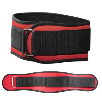 MiaoMa Weight Lifting Belt - Gym Lifting Belt for Men Women, Quick Locking Back Support for Powerlifting,Adjustable Pressurized Training Support Strap for Cross Training, Squats,Workout,Yoga,Red M