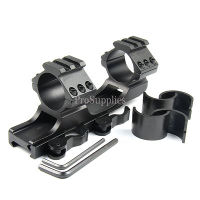 TACFUN Quick Detach PEPR 1"/30mm Ring Cantilever Scope Flat Top Picatinny Rail Mount
