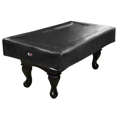 GSE Games & Sports Expert Billiard Pool Table Covers, 7'/8'/9' Waterproof & Tearproof Heavy Duty Leatherette Pool Table Covers (Several Colors Available, Black - 8ft)