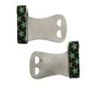 PUSH ATHLETIC Gymnastics Youth Hand Grips (Green Stars, Large) view 1