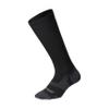 2XU Vectr Full Length Sock, Black/Titanium, L2 view 1