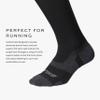 2XU Vectr Full Length Sock, Black/Titanium, L2 view 3