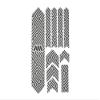 All Mountain Style Bike Frame Protector Extra - Universal Fit, 10-Piece Set for Down Tube, Chainstay, Cable Wear, High-Impact Honeycomb PVC view 2