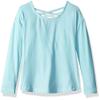 Colette Lilly Girls' Little Long Sleeve Sequin Tee, ice Blue Skates, 4 view 2