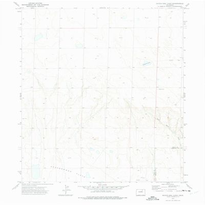 YellowMaps Dutch Girl Lake CO topo map, 1:24000 Scale, 7.5 X 7.5 Minute, Historical, 1972, Updated 1975, 26.8 x 21.9 in - Tyvek