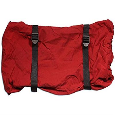 Koola Buck Red Heavy Duty Canvas Game Bags Hunting | One, 42" Deer & Elk Quarter Game Bag | Drawstring, Pack Strap, Side Gusset & Top Flap | Reusable Meat Bags | Hunting Gear Accessories
