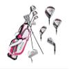 Aspire X1 Complete Womens Golf Clubs Full Set - Right Handed Golf Set for Women with Driver, Wood, Hybrid, Irons, Putter, 3 Head Covers & Stand Bag - Regular Size, Pink view 1