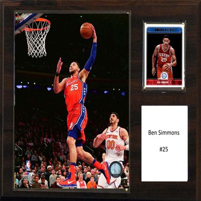 C&I Collectables NBA Philadelphia 76Ers Mens 1215Bsimmonsnba 12"x15" Ben Simmons Philadelphia 76Ers Player Plaque, Brown, N/A