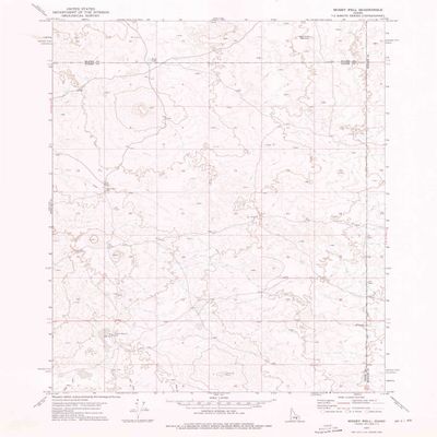 Mosby Well ID topo map, 1:24000 Scale, 7.5 X 7.5 Minute, Historical, 1972, Updated 1976, 26.8 x 22 in - Tyvek