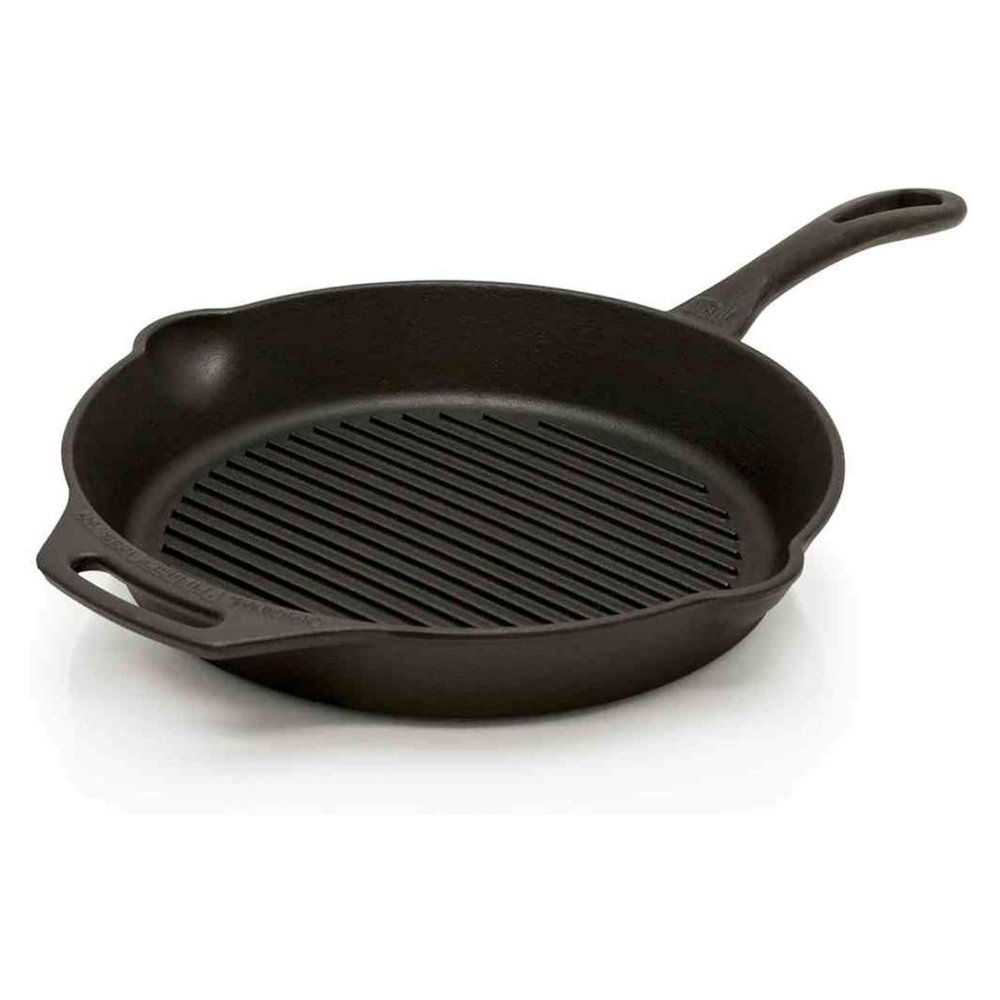 Petromax Unisex Adult's 'Grill-Feuerpfanne' Fire pan, Black, 35 cm mit 2 Henkeln