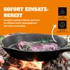 Petromax Unisex  Adult's 'Grill-Feuerpfanne' Fire pan, Black,  35 cm mit 2 Henkeln view 3