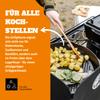 Petromax Unisex  Adult's 'Grill-Feuerpfanne' Fire pan, Black,  35 cm mit 2 Henkeln view 4