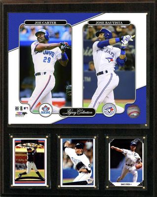 MLB Toronto Blue Jays Mens 1215Jayslegmlb 12"X15" Bautista-Carter Toronto Blue Jays Legacy Collection Plaque, Brown, N/A
