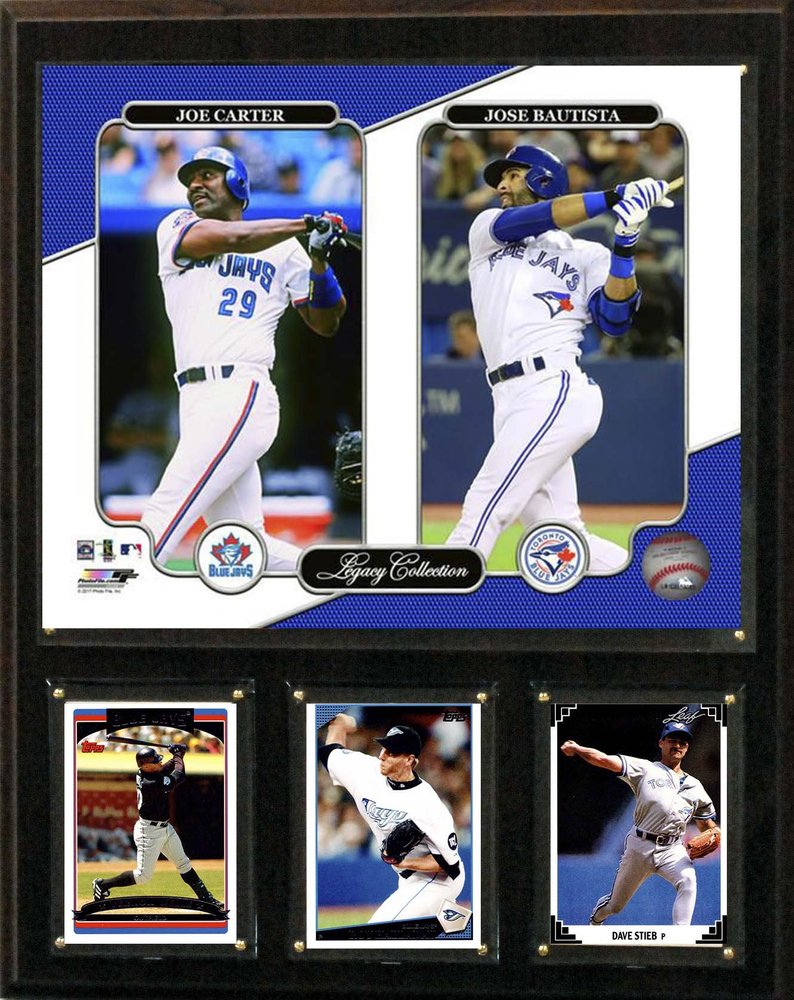 MLB Toronto Blue Jays Mens 1215Jayslegmlb 12"X15" Bautista-Carter Toronto Blue Jays Legacy Collection Plaque, Brown, N/A