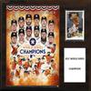 C&I Collectables MLB Houston Astros Mens 1215WS17MLB 12"X15" Houston Astros 2017 World Series Champions, Brown, N/A view 1