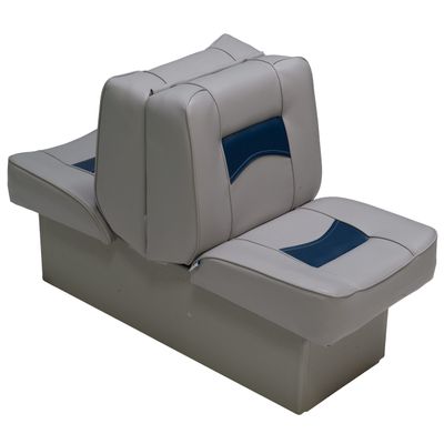 Classic Back to Back Seats (Gray and Blue)