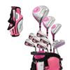 Precise M5 Ladies Complete Left & Right Handed Golf Club Set | Complete Regular & Petite Womens Golf Clubs Set | with 3 HC's, Lightweight Shafts & Spacious Stand Bag w/Pockets & Dual Carrying Straps view 1