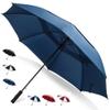 62 Inch Golf Umbrella (Blue, 2-Pack) Automatic Golf Umbrella Large Umbrellas for Weddings in Bulk Golf Umbrellas for Men Big Umbrella Rain for Family view 1