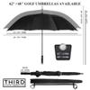 62 Inch Golf Umbrella (Blue, 2-Pack) Automatic Golf Umbrella Large Umbrellas for Weddings in Bulk Golf Umbrellas for Men Big Umbrella Rain for Family view 2