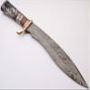 Custom Damascus Kukri Knife Hunting Knife Camping Knife With Burl Wood Handle (BN-906) view 3